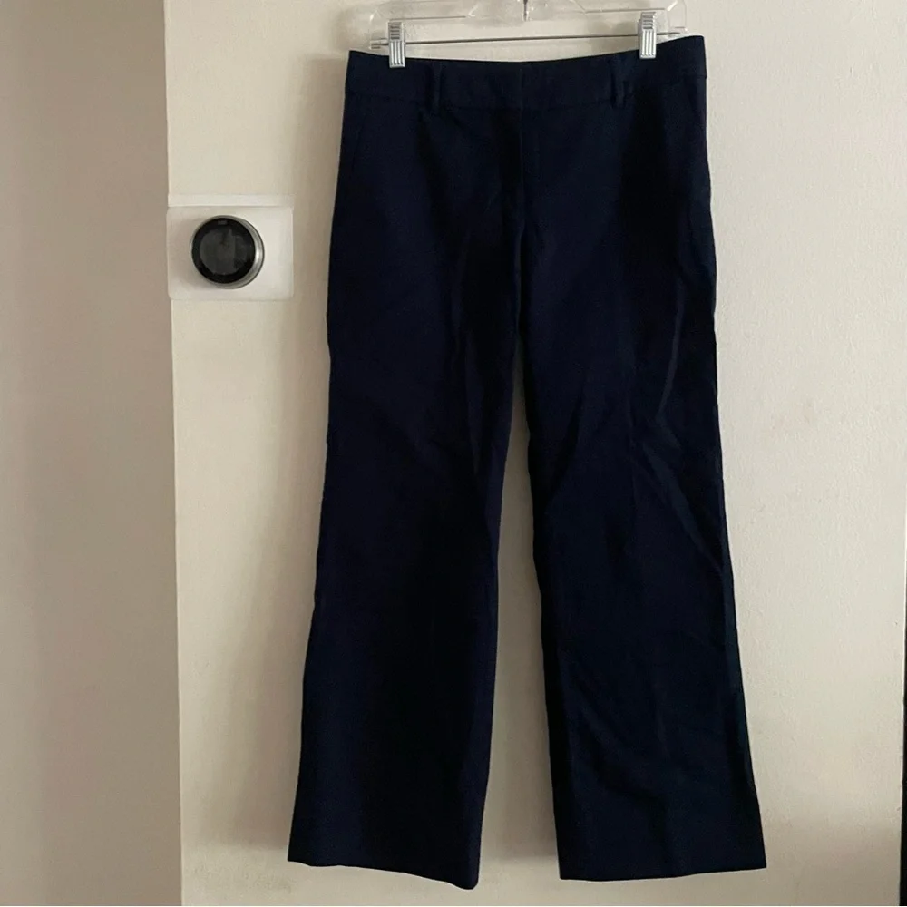 Tory Burch Navy Blue Dress Pants with Structured Fabric size 4